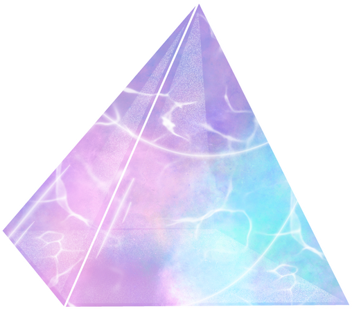 Purple Pyramid Crystal